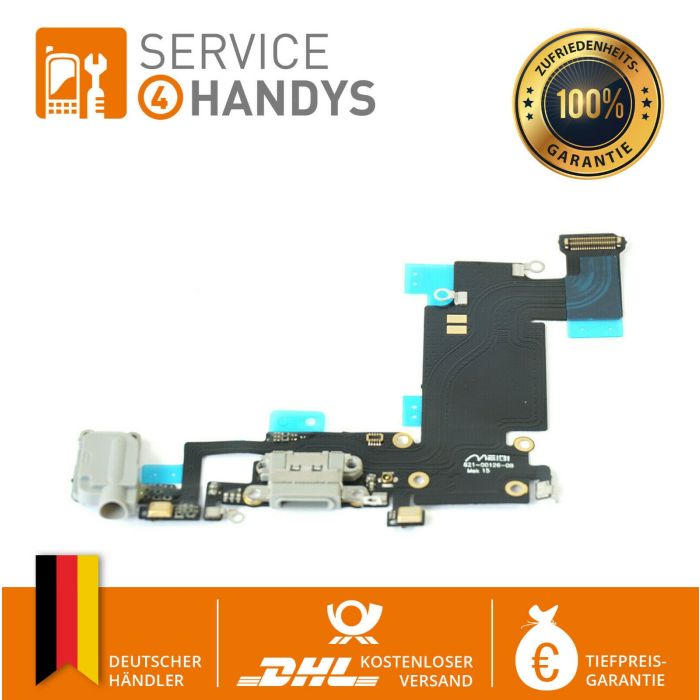 Für iPhone 6S PLUS Dock Connector Ladebuchse Mikrofon Antenne Audio schwarz/grau
