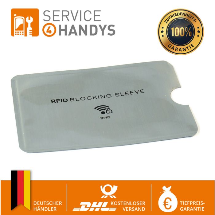 1x Schutzhülle RFID NFC Kreditkarten EC Karten Personalausweis Kartenhülle Safe
