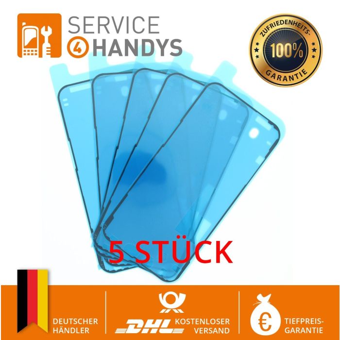 5 x iPhone 12 mini Rahmen Display LCD Kleber Adhesive Dichtung Kleberahmen