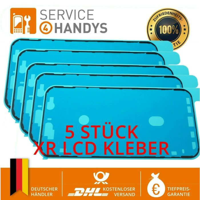 5 x XR / 1 x 11 Pro / 3 x X LCD Display Touch Rahmen Kleber