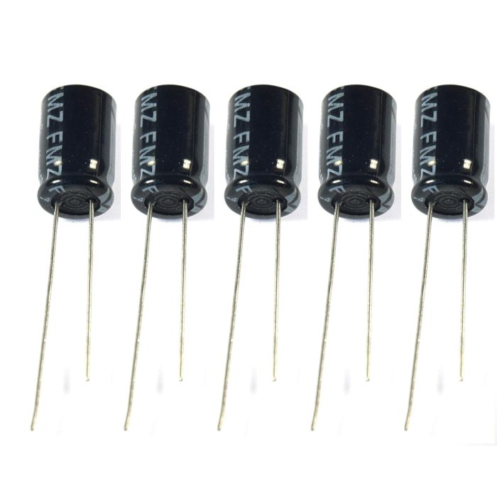 5 Stück 470UF 25V 17x10mm 105° Radial Elektrolyt Kondensatoren Capacitor