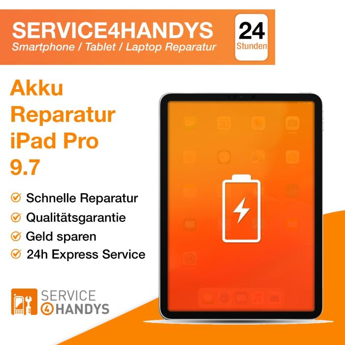 Apple iPad Pro 9.7 Reparatur Akku / Akkutausch