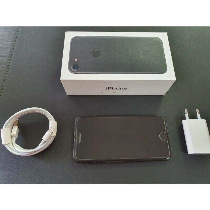Apple iPhone 7 128GB Schwarz iOS ohne Simlock - Optisch guter Zustand - OVP