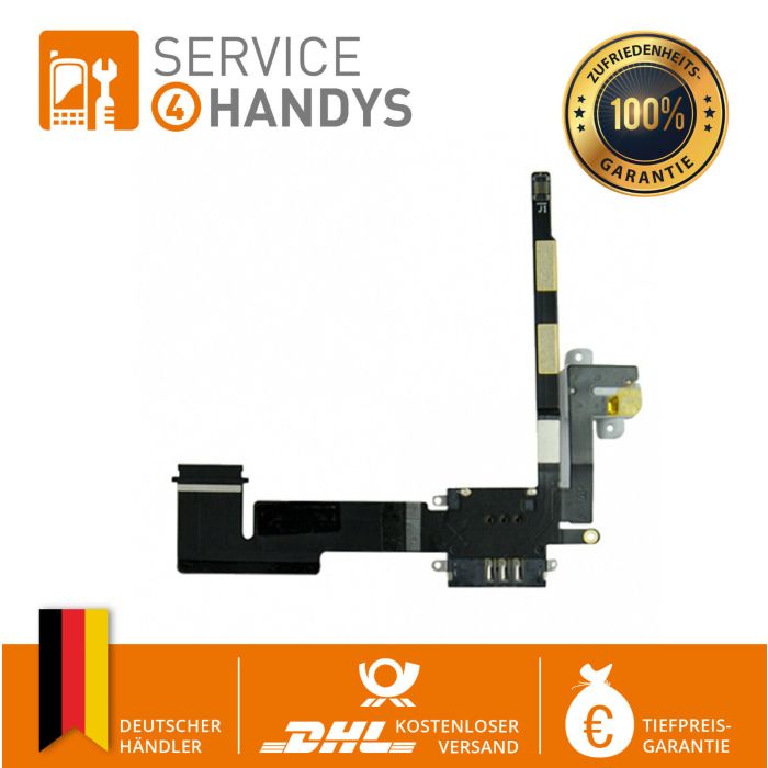 Audio Jack für iPad 2 Buchse Flex 3G Version SIM Karte Kabel Anschluss Kopfhörer