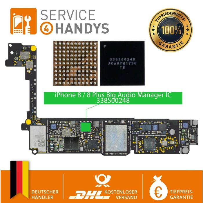 Big Audio IC Chip für iPhone 8 / 8 Plus / X / XR / XS / XS MAX 338S00248 U4700