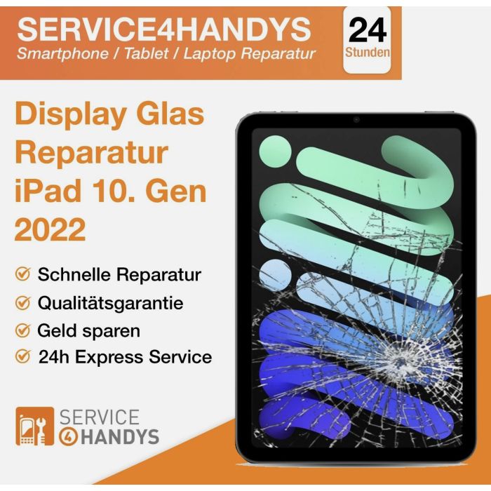 ✅ iPad 10 2022 Display Frontglas Displayglas Glas Reparatur Austausch