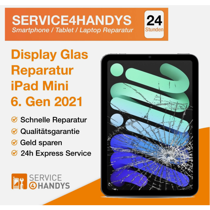 ✅ iPad Mini 6 2021 Display Frontglas Displayglas Glas Reparatur Austausch