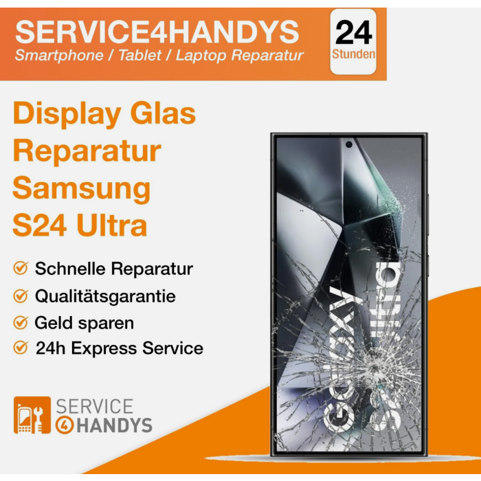 ✅ Samsung S24 Ultra Display Frontglas Displayglas Glas Reparatur Austausch