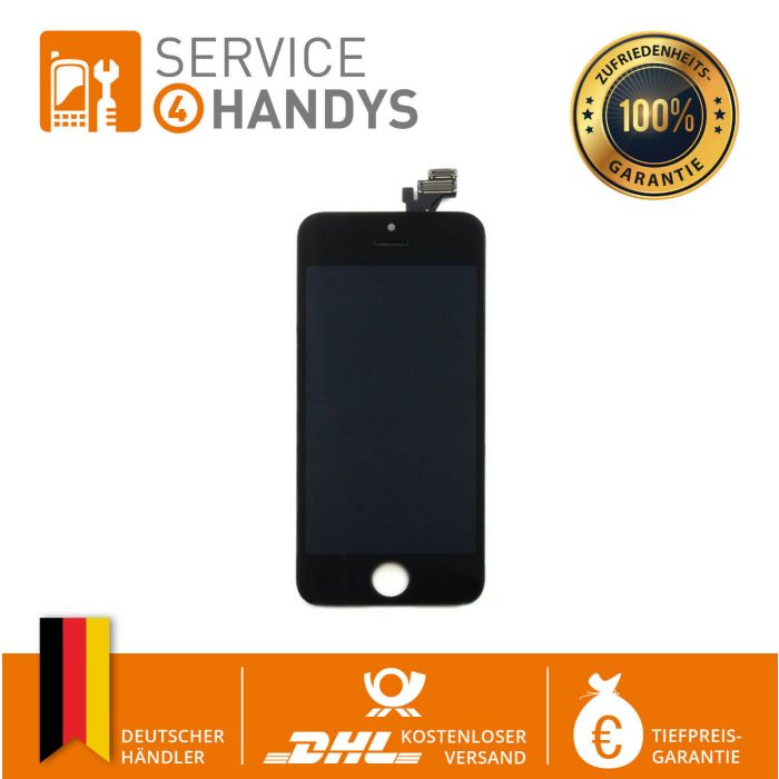 Display LCD für iPhone 5 Scheibe Bildschirm Touchscreen SCHWARZ