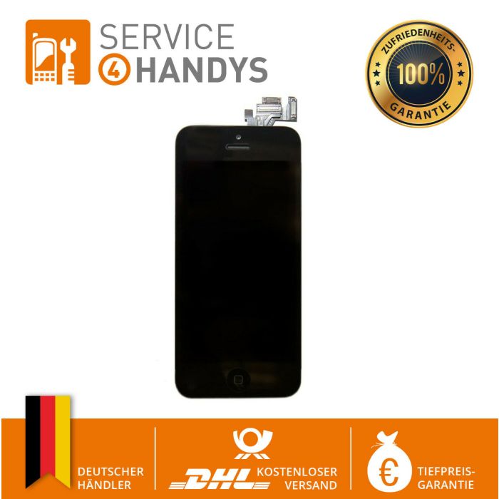 Display LCD für iPhone 5S / SE Scheibe Bildschirm Touchscreen SCHWARZ