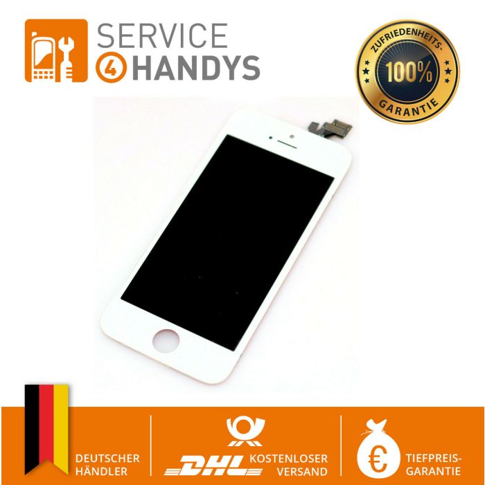 Display LCD für iPhone 5S / SE Scheibe Bildschirm Touchscreen WEISS