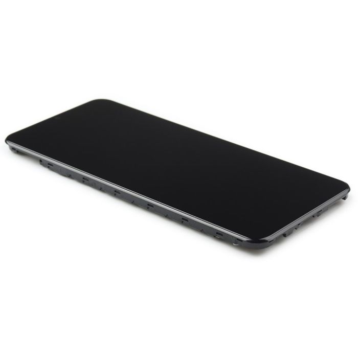 Display komplett mit Rahmen für Samsung Galaxy A23 5G (Original Service Pack) (Black)