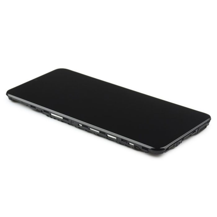 Display komplett mit Rahmen für Samsung Galaxy A13 (A137F) 4G (Original Service Pack) (Black)