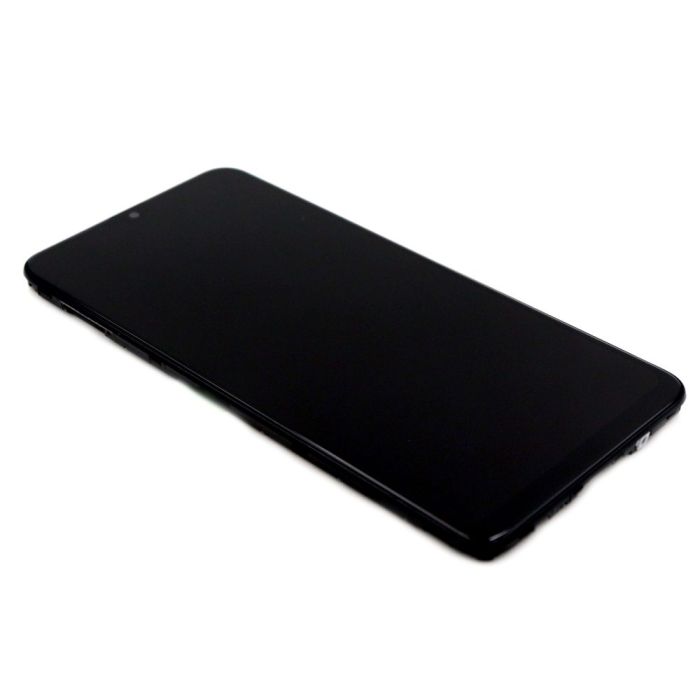 Display komplett mit Rahmen für Samsung A10 (A105F) (Original Service Pack) (Black)