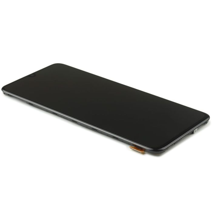 Display komplett mit Rahmen für Samsung Galaxy A70 (A705F) (Original Service Pack) (Black)