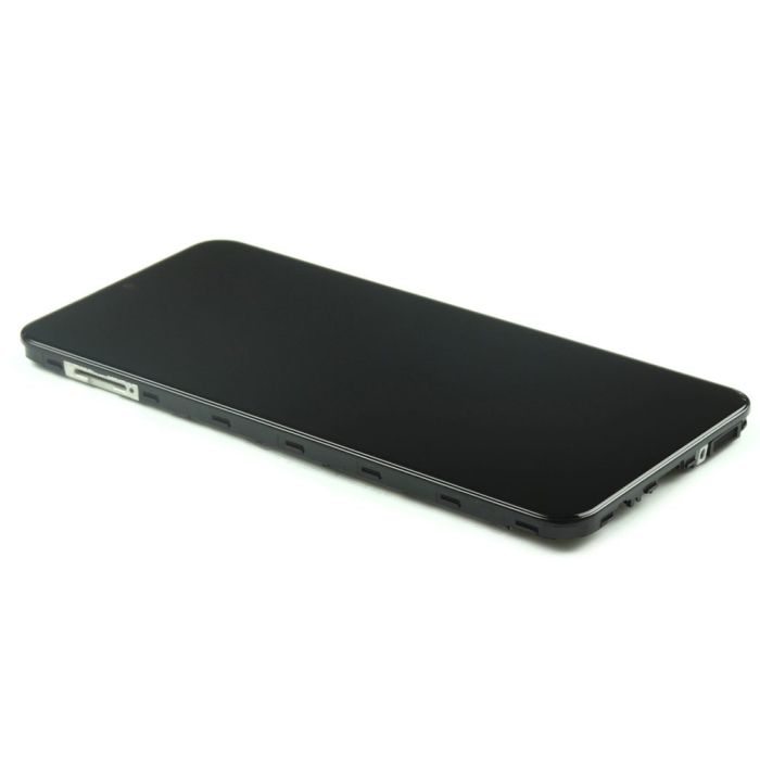 Display komplett mit Rahmen für Samsung Galaxy M20 (M205) (Original Service Pack) (Black)