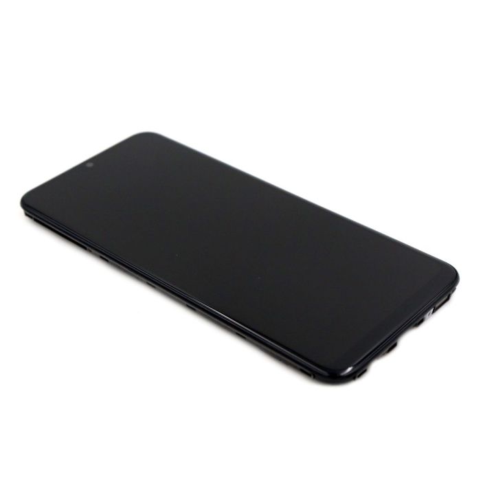 Display komplett mit Rahmen für Samsung Galaxy A20e (A202F) (Original Service Pack) (Black)