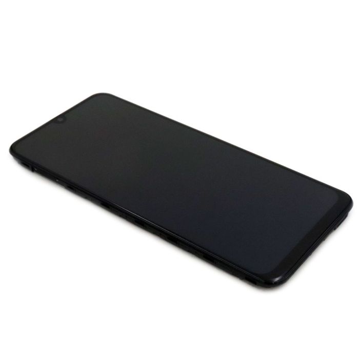 Display komplett mit Rahmen für Samsung Galaxy M30s/M21 (Original Service Pack) (Black)