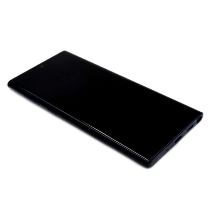 Display komplett mit Rahmen (vormontiert) für Samsung Galaxy Note 10 (N970F) (Original Service Pack)
