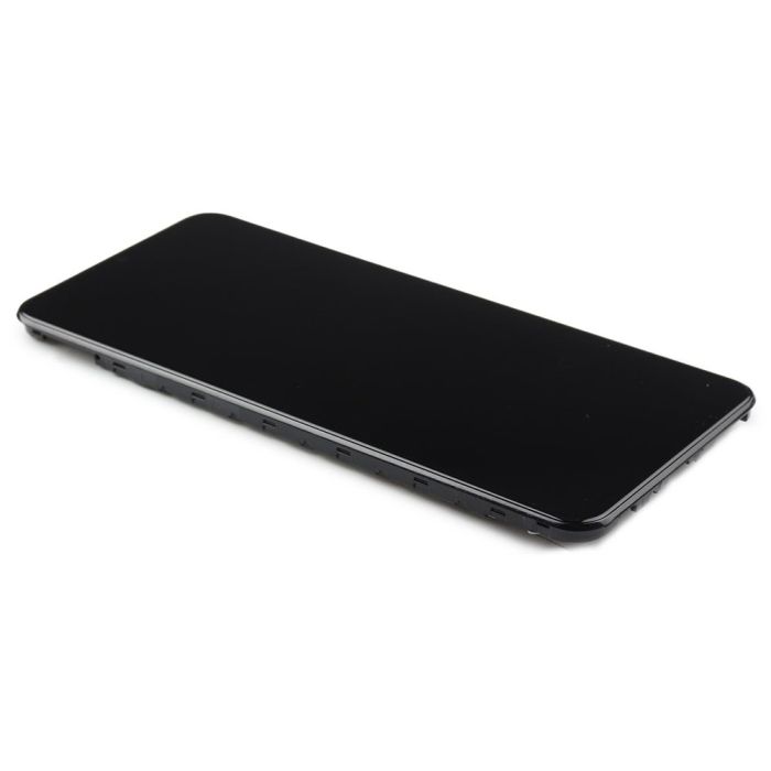 Display komplett mit Rahmen für Samsung Galaxy A23 4G (Original Service Pack) (Black)