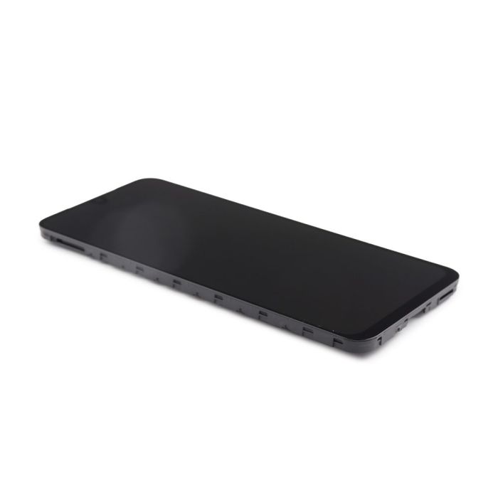 Display komplett mit Rahmen für Samsung Galaxy A17 4G (Original Service Pack) (Black)