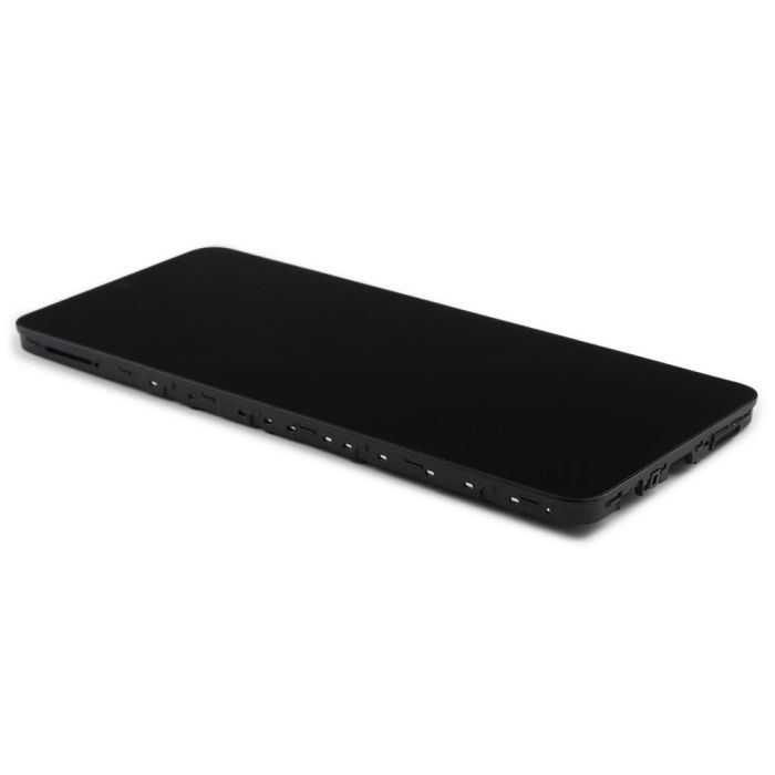 Display komplett mit Rahmen für Samsung Galaxy A06 (SM-A065F) (Original Service Pack) (Black)
