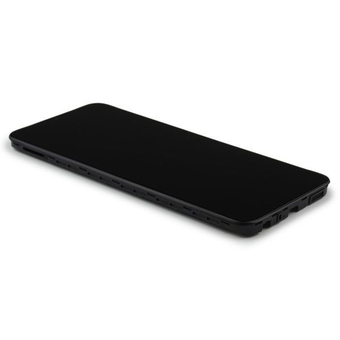Display komplett mit Rahmen für Samsung Galaxy A03 Core (SM-A032F) (Original Service Pack) (Black)