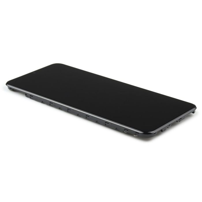Display komplett mit Rahmen für Samsung Galaxy M33 (Original Service Pack) (Black)