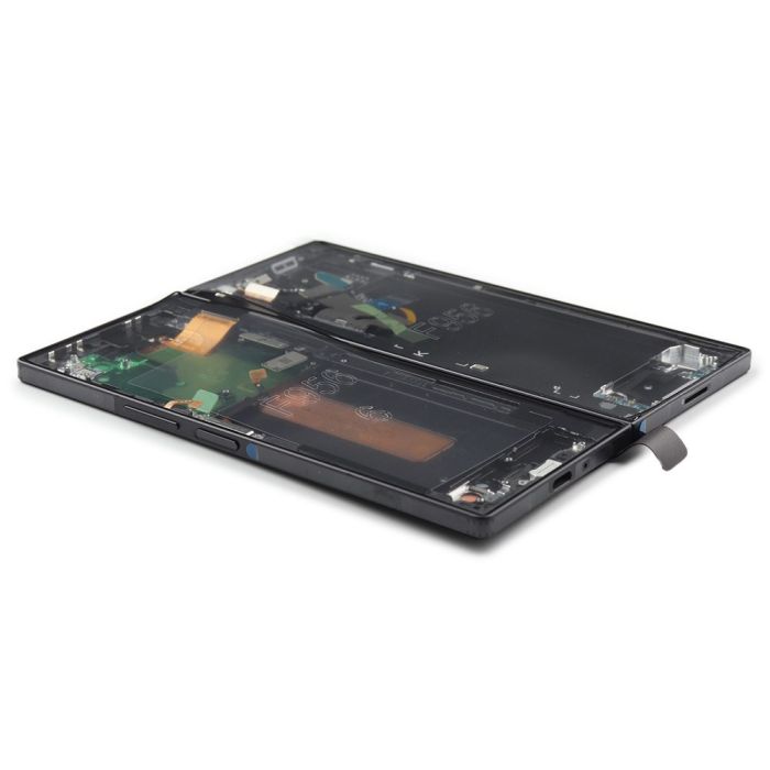 Display komplett mit Rahmen für Samsung Galaxy Z Fold6 (SM-F956B) (Original Service Pack) (Black)