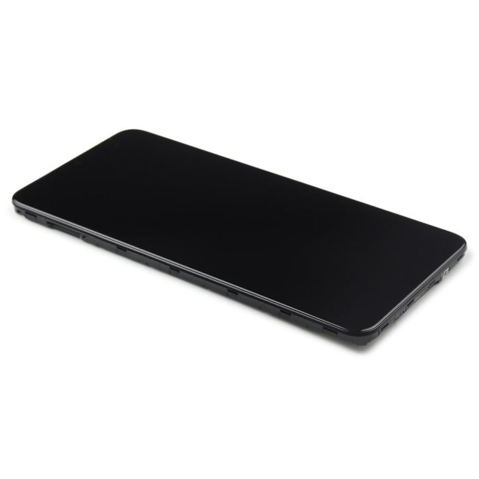 Display komplett mit Rahmen für Samsung A10 (Non EU Version) (OEM-Qualität) (Black)
