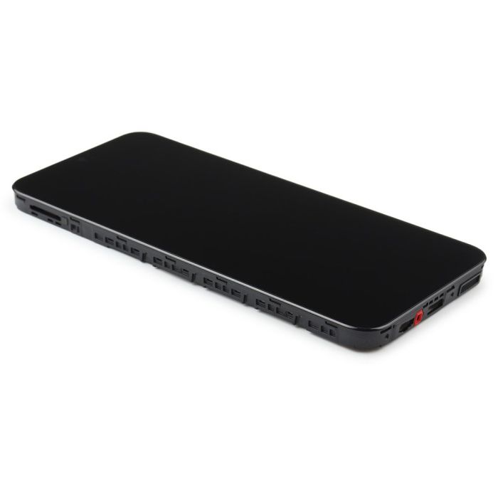 Display komplett mit Rahmen für Samsung Galaxy A14 5G (A146) (Original Service Pack) (Black)