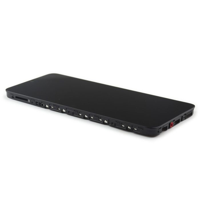 Display komplett mit Rahmen für Samsung Galaxy A05 (SM-A055) (Original Service Pack) (Black)