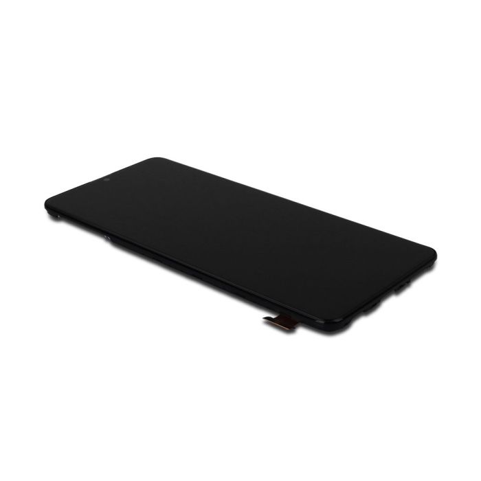 Display komplett mit Rahmen für Samsung Galaxy A41 (In-Cell) (Black)