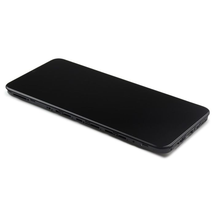 Display komplett mit Rahmen für Samsung Galaxy A04e (A042F) (Original Service Pack) (Black)