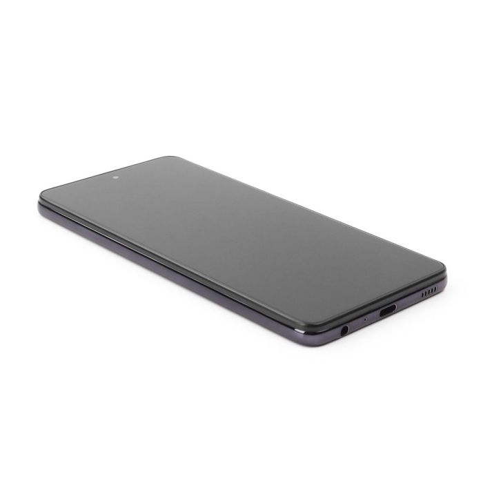 Display komplett mit Rahmen für Samsung Galaxy A52S 5G (In-Cell) (Black)