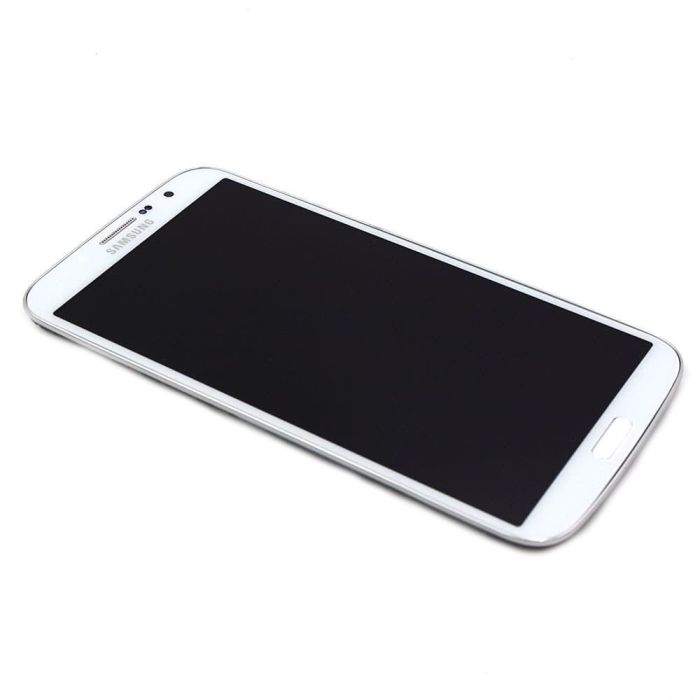 Display komplett mit Rahmen für Samsung Mega (i9205) (Refurbished) (White)