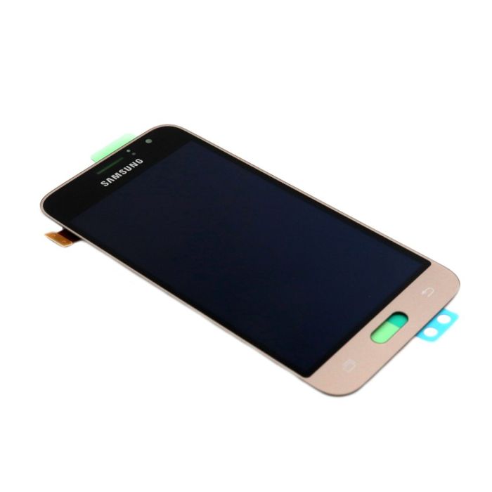 Display (mit Kleber) für Samsung Galaxy J1 2016 (J120F) (Original Service Pack) (Gold)