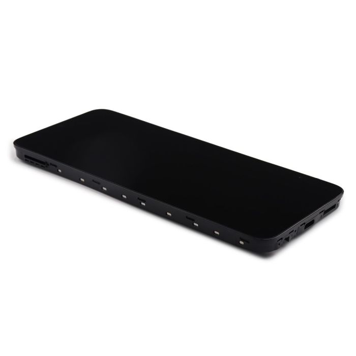 Display komplett mit Rahmen für Samsung Galaxy A05S (SM-A057) (Refurbished) (Black)