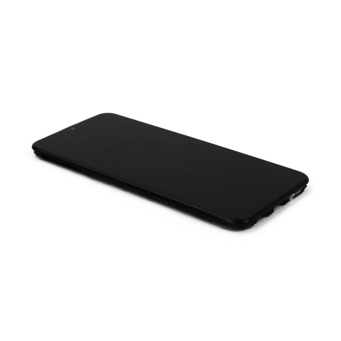 Display komplett mit Rahmen für Samsung Galaxy A20e (A202F) (Refurbished) (Black)