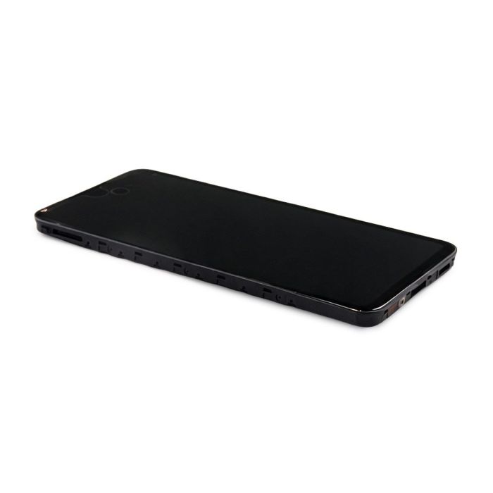 Display komplett mit Rahmen für Samsung Galaxy A27 5G (Original Service Pack) (Black)