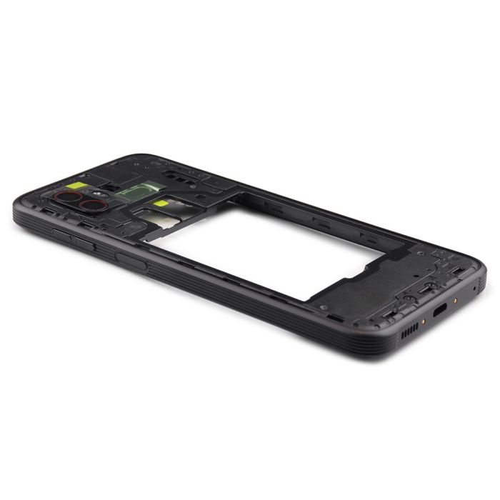Mittelrahmen für Samsung Galaxy Xcover 6 Pro (G736) (OEM-Qualität) (Black)