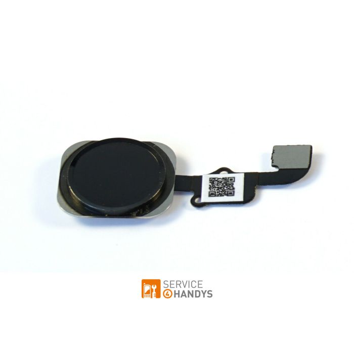Für iPhone 6 Home Button schwarz Flex Kabel + Metal Bracket NEU