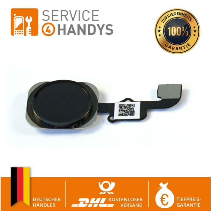 Für iPhone 6 Home Button schwarz Flex Kabel NEU