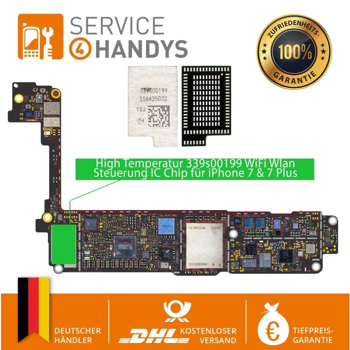 High Temperatur 339s00199 WiFi Wlan Steuerung IC Chip für iPhone 7 & 7 Plus