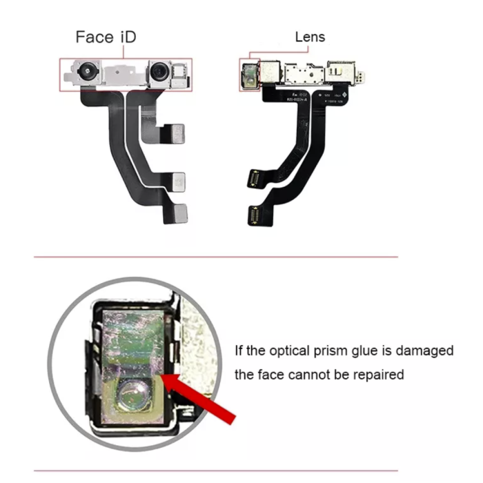 I2C Face ID Reparatur Linse Kleber Gummi Dichtung für X-14Pro MAX Dot Matrix