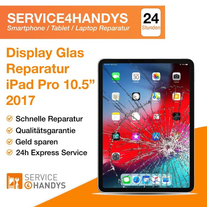 iPad Pro 10.5" Display Frontglas Displayglas Glas Reparatur Austausch 2017 A1701