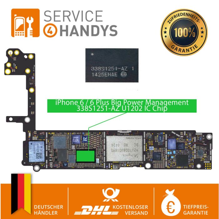 iPhone 6 / 6 Plus Big Power Management 338S1251-AZ U1202 IC Chip