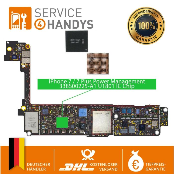 iPhone 7 Main Power IC 338S00225 A1 IC Chip Hauptplatine Löten IC U1801 NEU