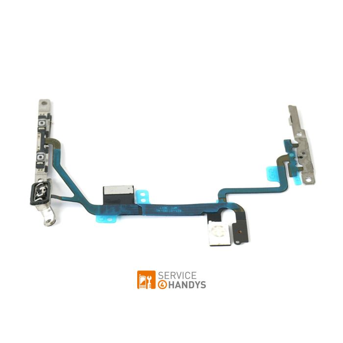 iPhone 8 Power Button Flex Kabel Mikrofon Laut Leise Blitz Ein / Aus vormontiert