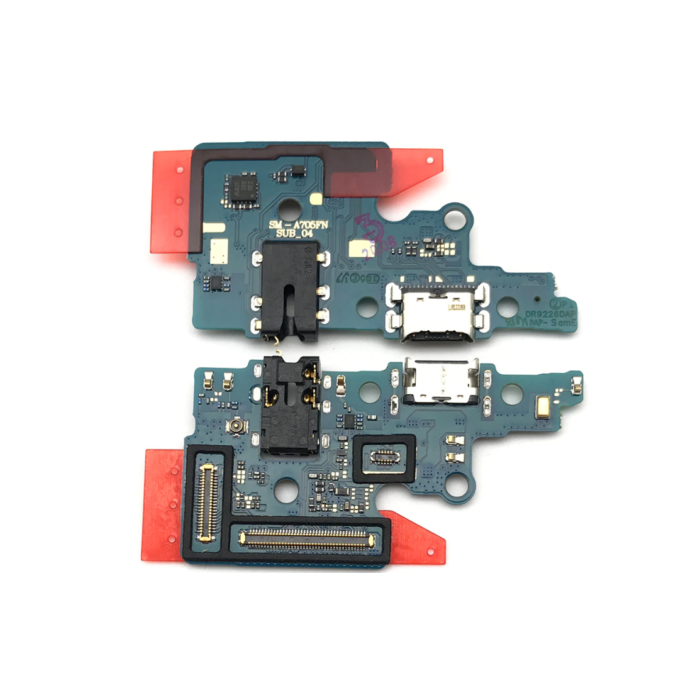 S4H Ladebuchse USB C Dock Connector Mikrofon Audio Jack geeignet für Samsung Galaxy A70 SM-A705F